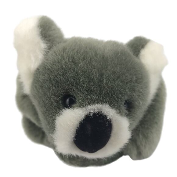 A&A Aurora Koala Wrist Wrap Plush 5.5" Hang Hugger Stuffed Animal Hook Loop Gray - Picture 3 of 8